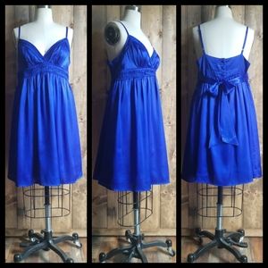 TOPSHOP Cobalt Blue Party Dress